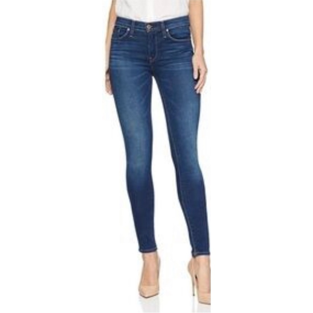 Hudson Jeans Nico Super Skinny Midrise Jean Mid / Dark Wash ‘Vera’ Size 27 - Picture 1 of 15